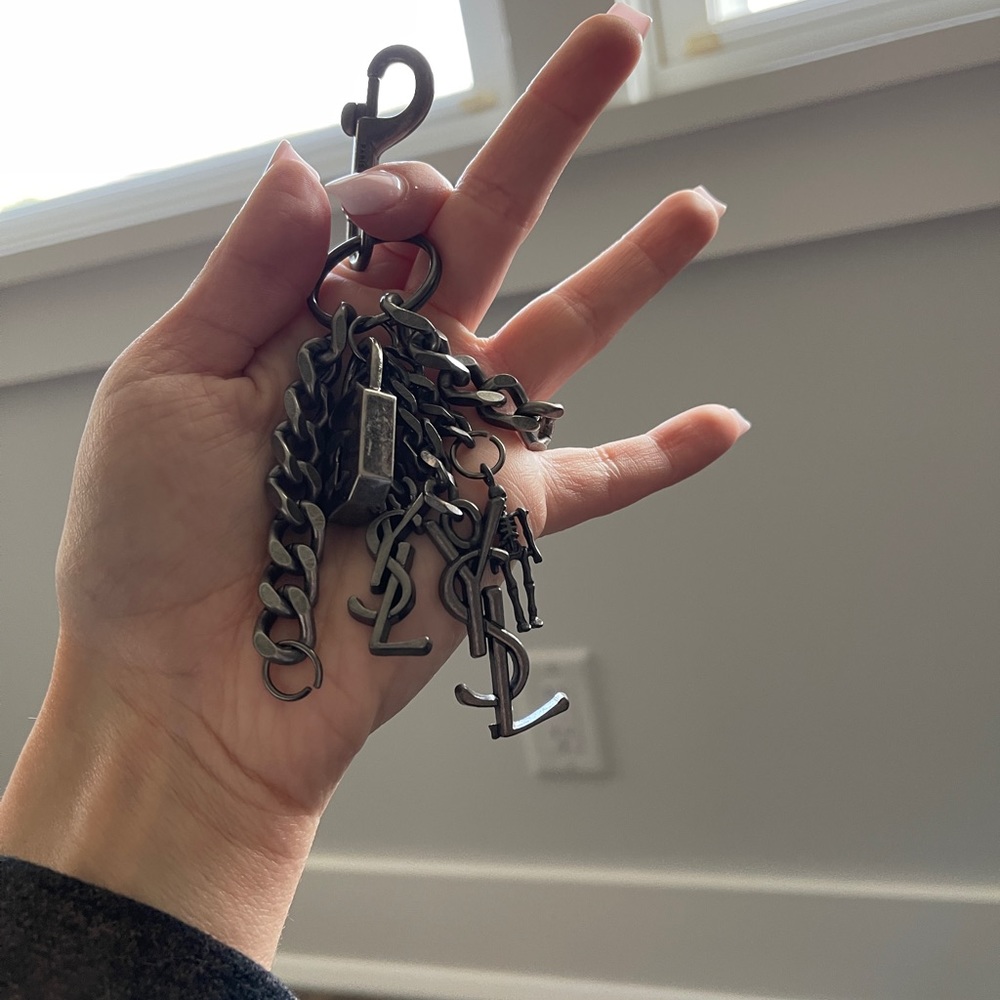 Y S L keychain